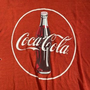 Orange Coca Cola branded a-shirt